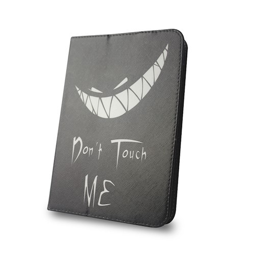 Univerzális 7''-8'' colos ''Don't touch me'' mintás tablet könyvtok