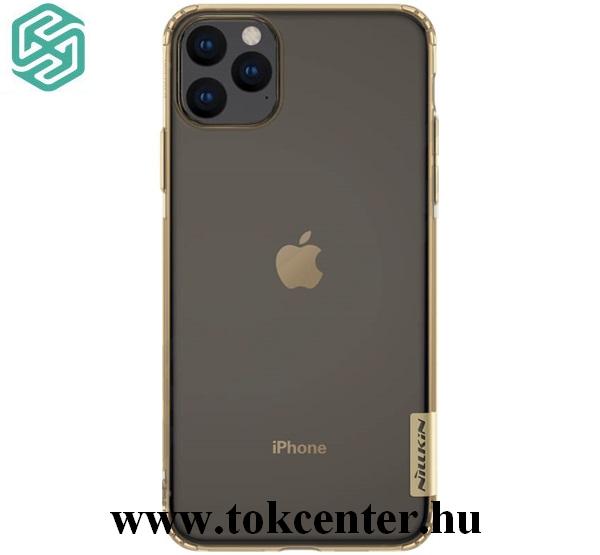Apple iPhone 11 Pro NILLKIN NATURE szilikon telefonvédő (közepesen ütésálló, légpárnás sarok, 0.6 mm, ultravékony) ARANYBARNA