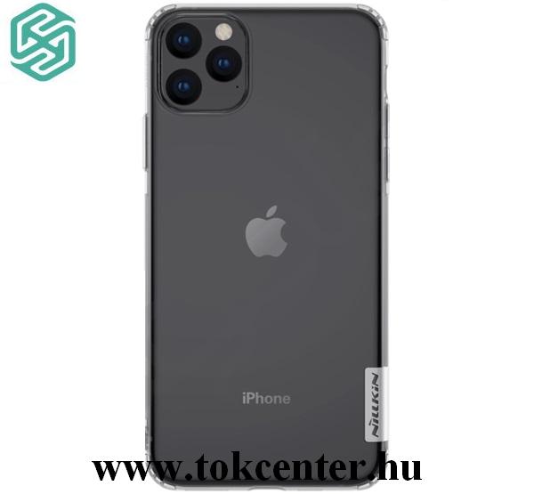 Apple iPhone 11 Pro Max NILLKIN NATURE szilikon telefonvédő (közepesen ütésálló, légpárnás sarok, 0.6 mm, ultravékony) ÁTLÁTSZÓ