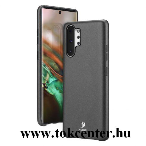 Samsung Galaxy Note 10 (SM-N970F) DUX DUCIS SKIN LITE műanyag telefonvédő (bőr hatású) FEKETE