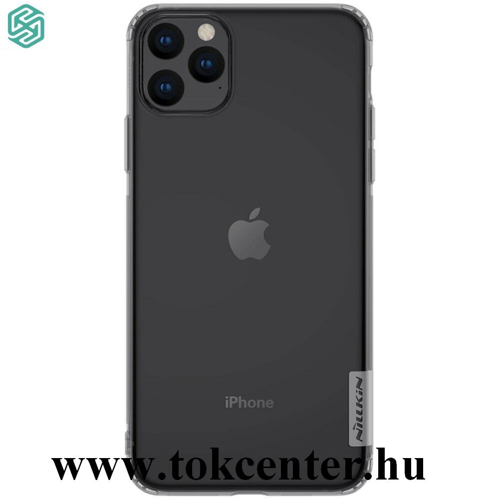 Apple iPhone 11 Pro Max NILLKIN NATURE szilikon telefonvédő (közepesen ütésálló, légpárnás sarok, 0.6 mm, ultravékony) SZÜRKE