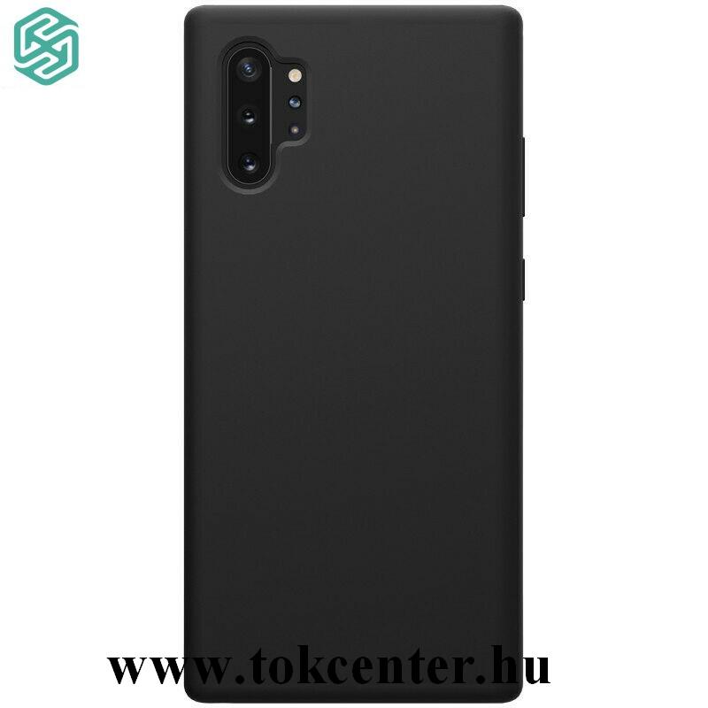 Samsung Galaxy Note 10 Plus (SM-N975F) NILLKIN RUBBER WRAPPED szilikon telefonvédő (gumírozott) FEKETE