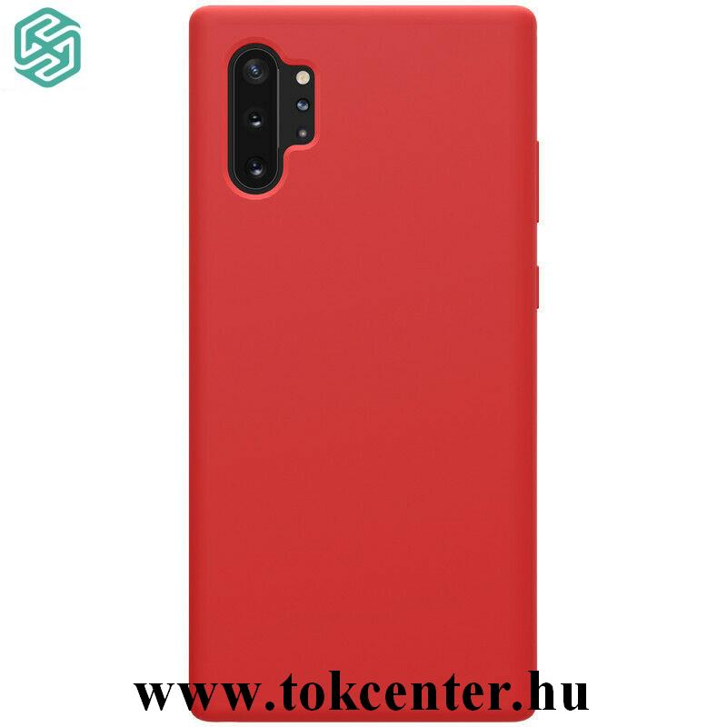 Samsung Galaxy Note 10 Plus (SM-N975F) NILLKIN RUBBER WRAPPED szilikon telefonvédő (gumírozott) PIROS