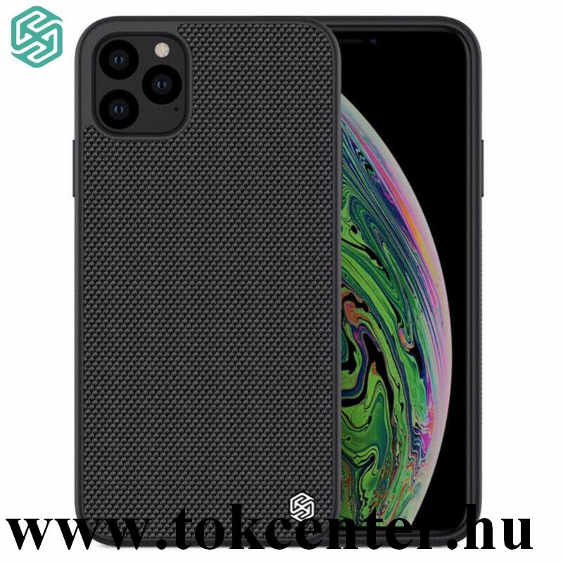 Apple iPhone 11 Pro NILLKIN TEXTURED műanyag telefonvédő (szilikon keret, 3D minta) FEKETE