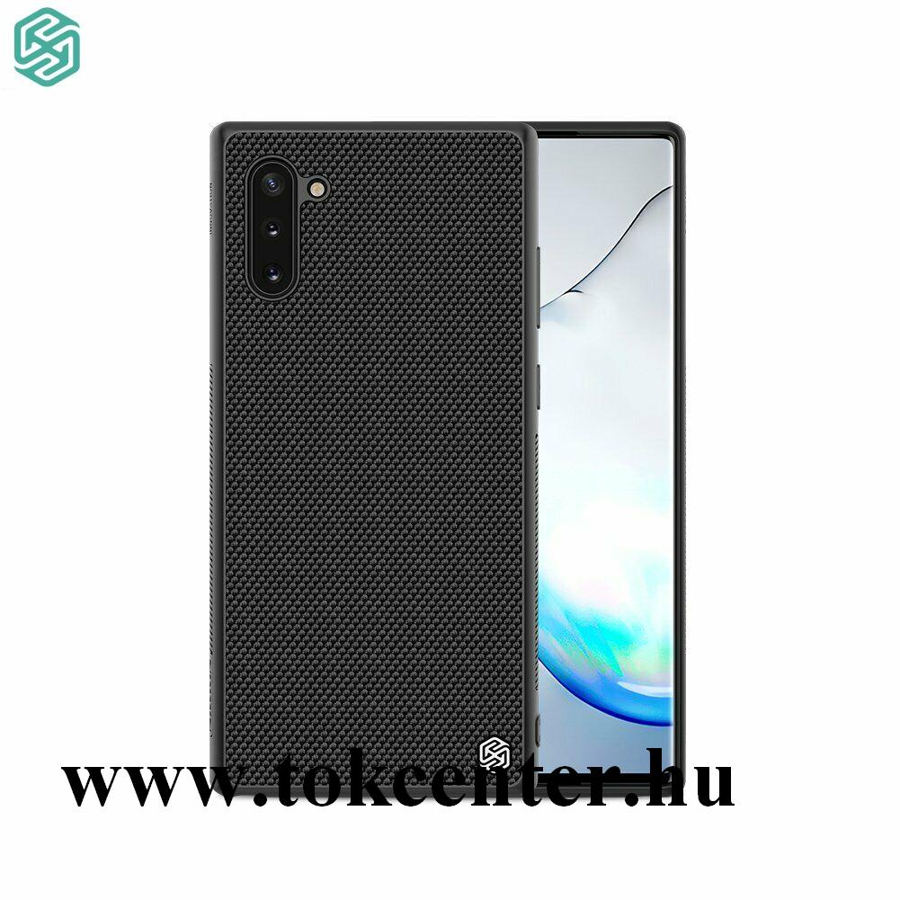 Samsung Galaxy Note 10 (SM-N970F) NILLKIN TEXTURED műanyag telefonvédő (szilikon keret, 3D minta) FEKETE