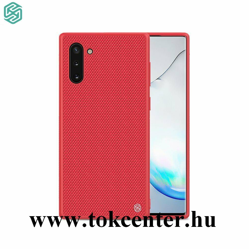 Samsung Galaxy Note 10 (SM-N970F) NILLKIN TEXTURED műanyag telefonvédő (szilikon keret, 3D minta) PIROS
