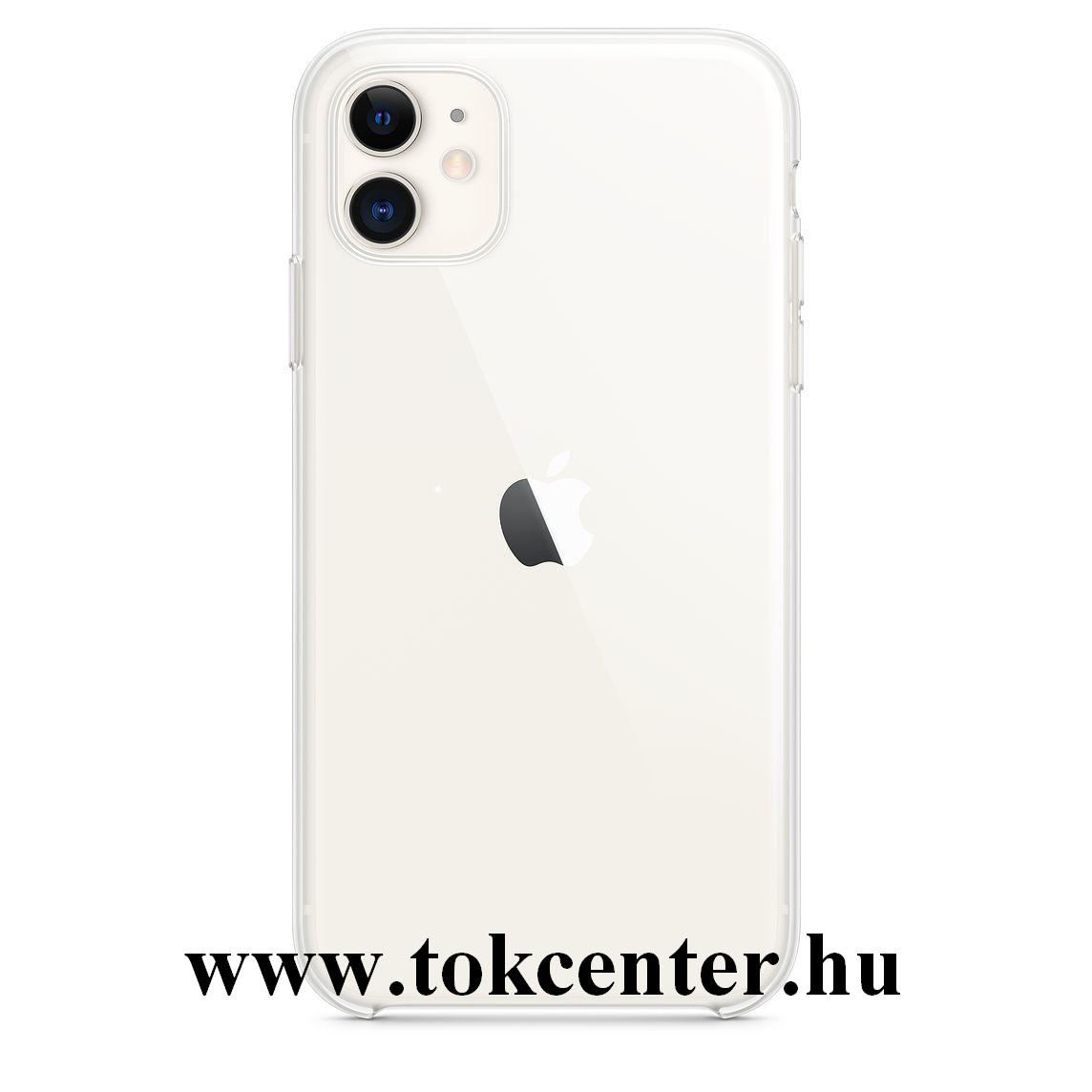 Apple iPhone 11 Szilikon telefonvédő (ultravékony) ÁTLÁTSZÓ