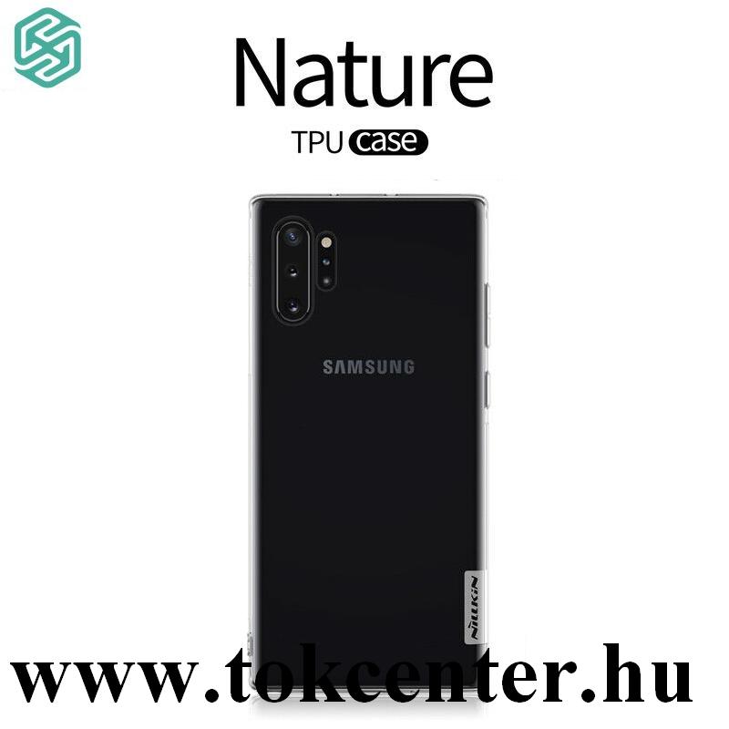 Samsung Galaxy Note 10 Plus (SM-N975F) NILLKIN NATURE szilikon telefonvédő (közepesen ütésálló, légpárnás sarok, 0.6 mm, ultravékony) ÁTLÁTSZÓ