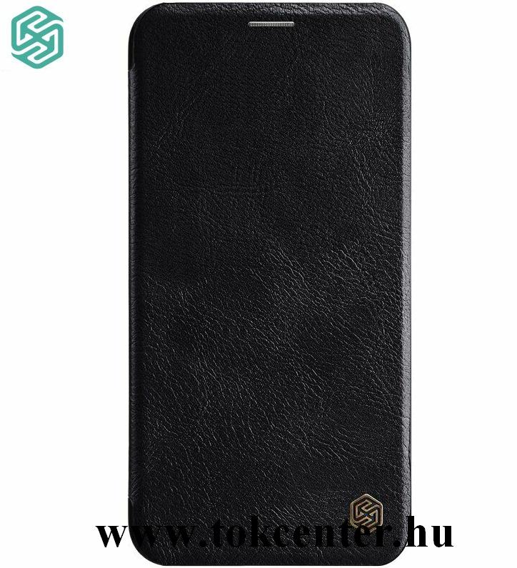 Apple iPhone 11 NILLKIN QIN tok álló, bőr (FLIP, oldalra nyíló, bankkártya tartó) FEKETE
