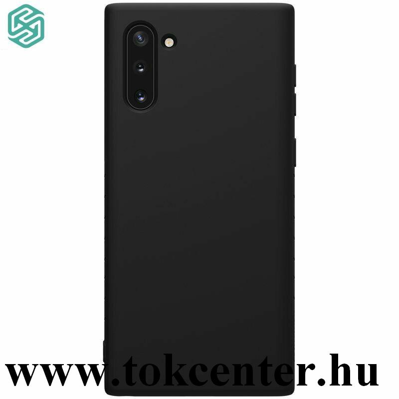 Samsung Galaxy Note 10 (SM-N970F) NILLKIN RUBBER WRAPPED szilikon telefonvédő (gumírozott) FEKETE