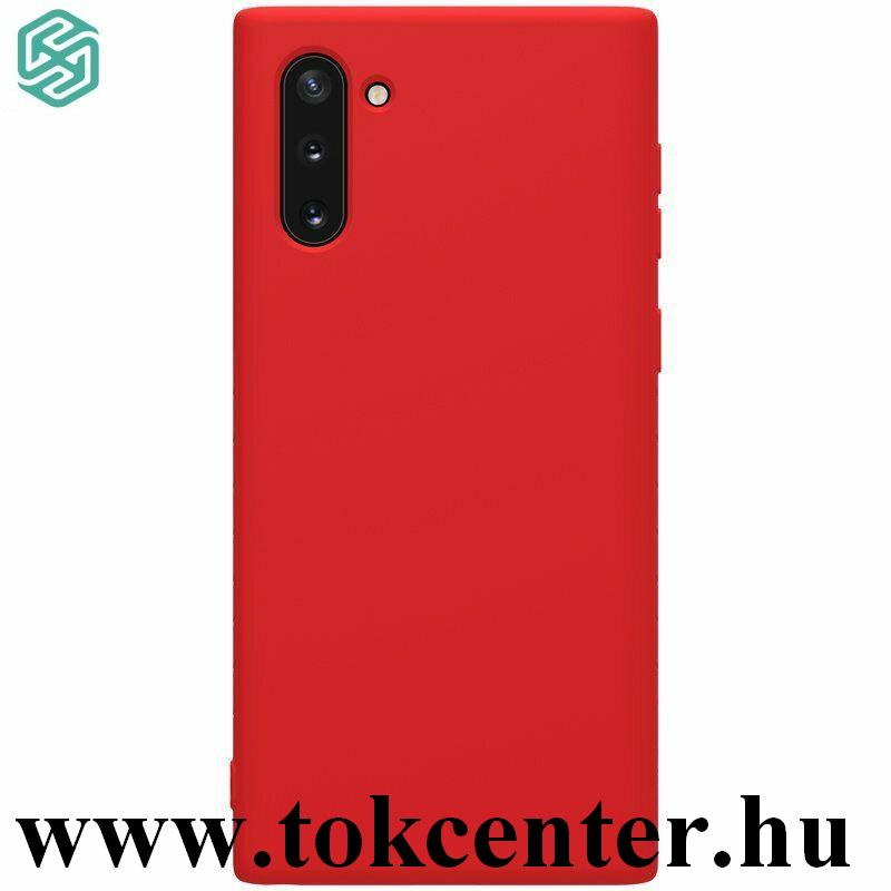 Samsung Galaxy Note 10 (SM-N970F) NILLKIN RUBBER WRAPPED szilikon telefonvédő (gumírozott) PIROS