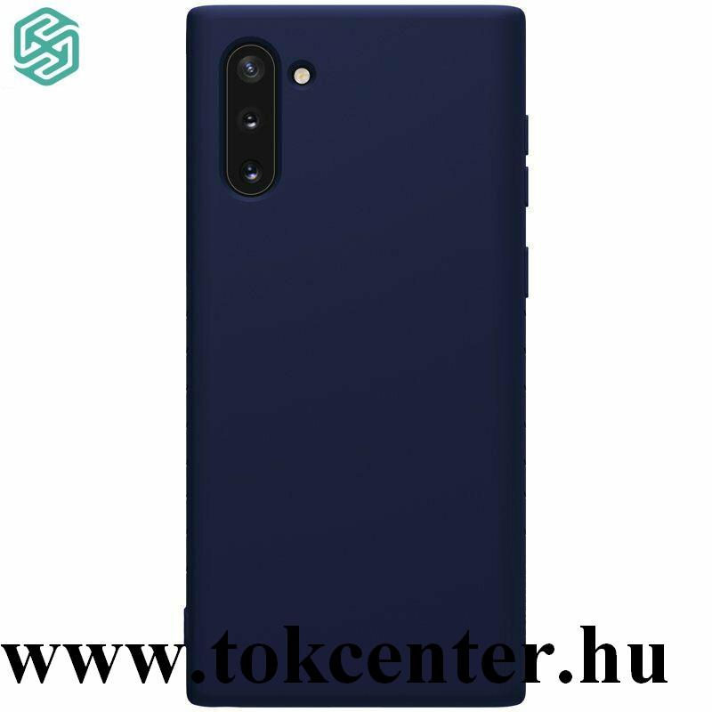 Samsung Galaxy Note 10 (SM-N970F) NILLKIN RUBBER WRAPPED szilikon telefonvédő (gumírozott) SÖTÉTKÉK