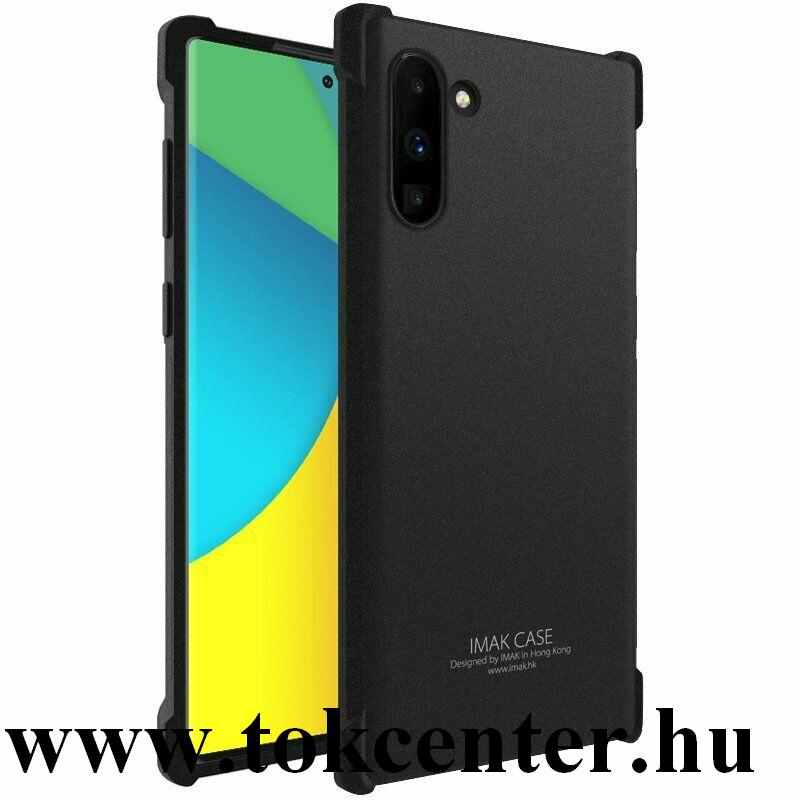 Samsung Galaxy Note 10 (SM-N970F) IMAK szilikon telefonvédő (közepesen ütésálló, légpárnás sarok, matt) FEKETE