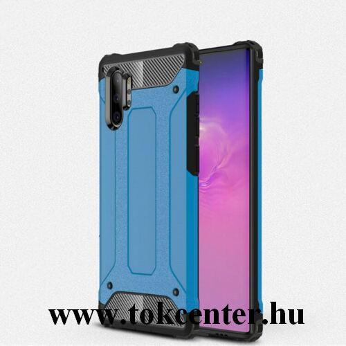 Samsung Galaxy Note 10 (SM-N970F) Defender műanyag telefonvédő (közepesen ütésálló, légpárnás sarok, szilikon belső, fémhatás) KÉK