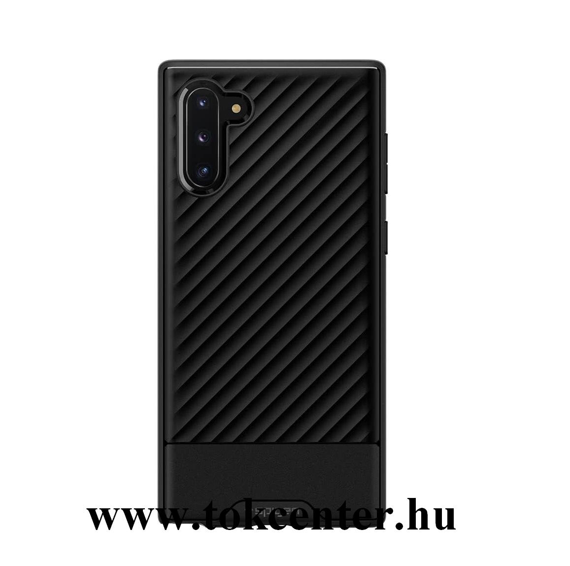Samsung Galaxy Note 10 (SM-N970F) SPIGEN CORE ARMOR szilikon telefonvédő (3D minta) FEKETE