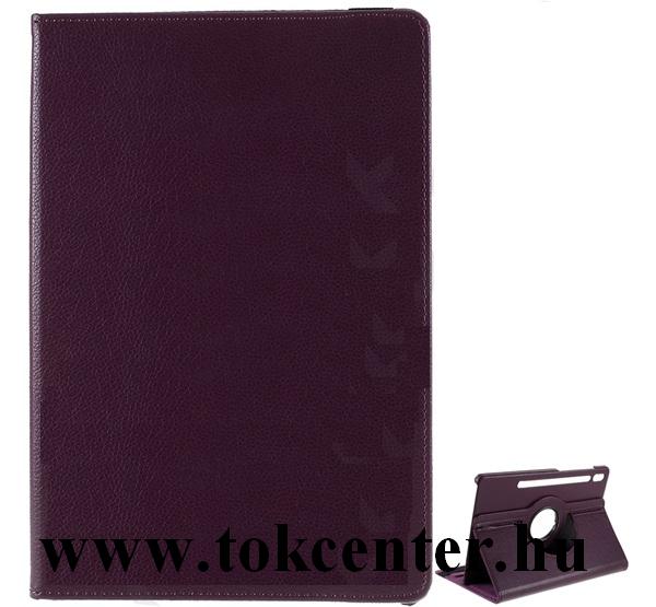 Samsung Galaxy Tab S6 10.5 LTE (SM-T865) /Samsung Galaxy Tab S6 10.5 WIFI (SM-T860) Tok álló, bőr hatású (FLIP, asztali tartó funkció, 360°-ban forgatható) LILA