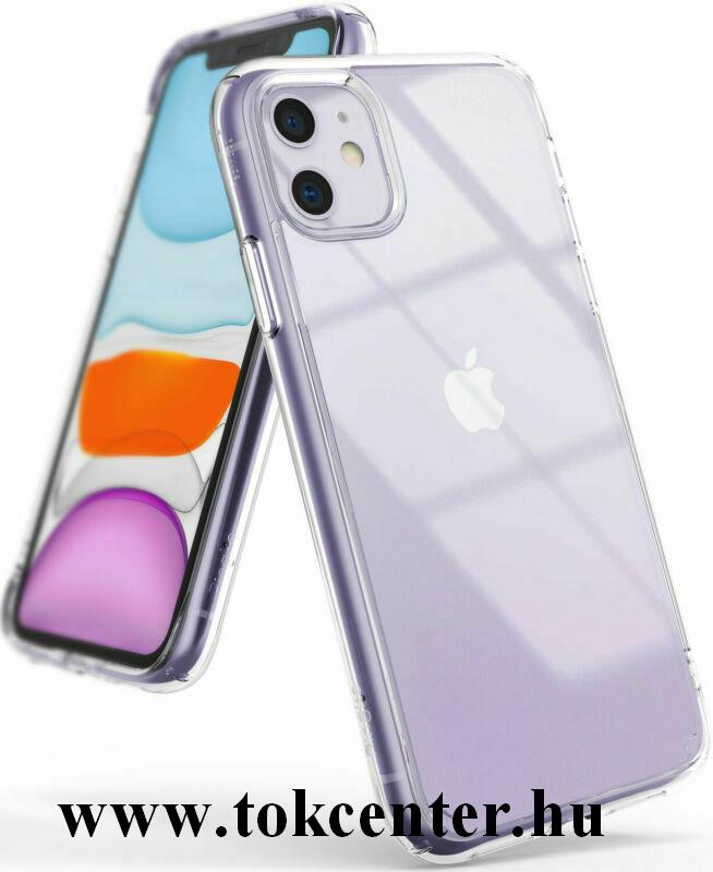Apple iPhone 11 Szilikon telefonvédő (shockproof, légpárnás sarok) ÁTLÁTSZÓ