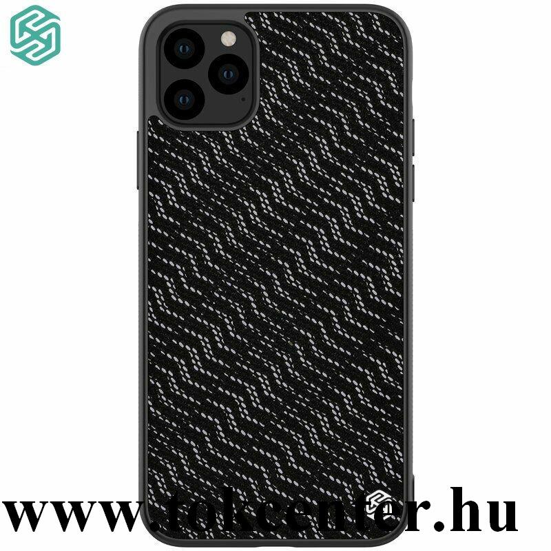 Apple iPhone 11 Pro Max NILLKIN TWINKLE szilikon telefonvédő (közepesen ütésálló, műanyag hátlap, csillogó) EZÜST