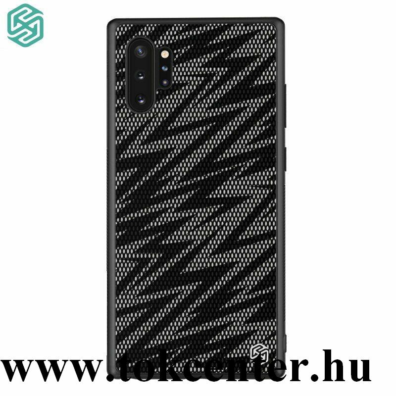 Samsung Galaxy Note 10 Plus (SM-N975F) NILLKIN TWINKLE szilikon telefonvédő (közepesen ütésálló, műanyag hátlap, csillogó) FEKETE