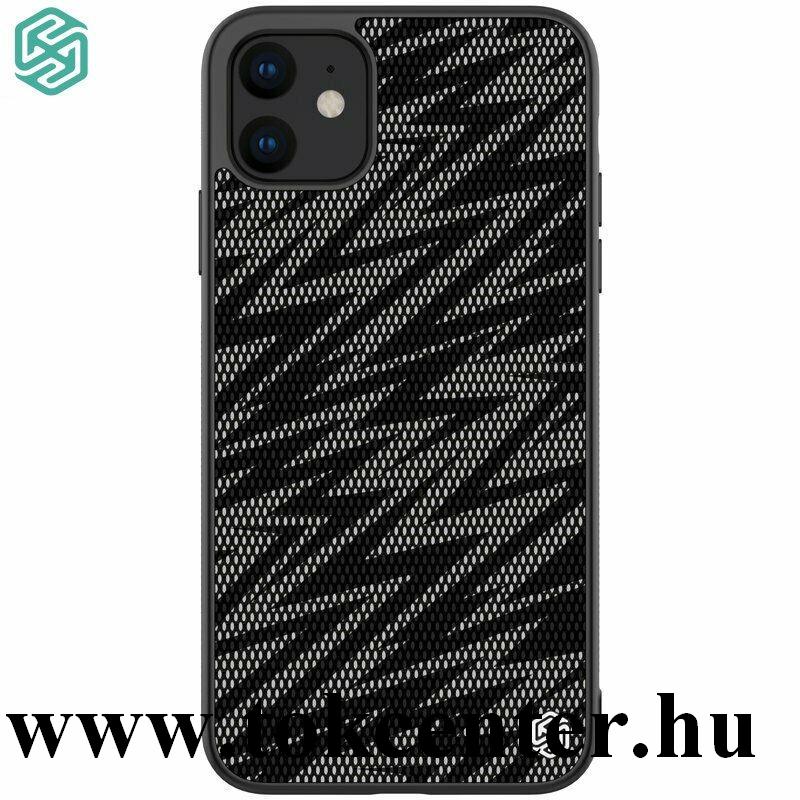 Apple iPhone 11 NILLKIN TWINKLE szilikon telefonvédő (közepesen ütésálló, műanyag hátlap, csillogó) FEKETE