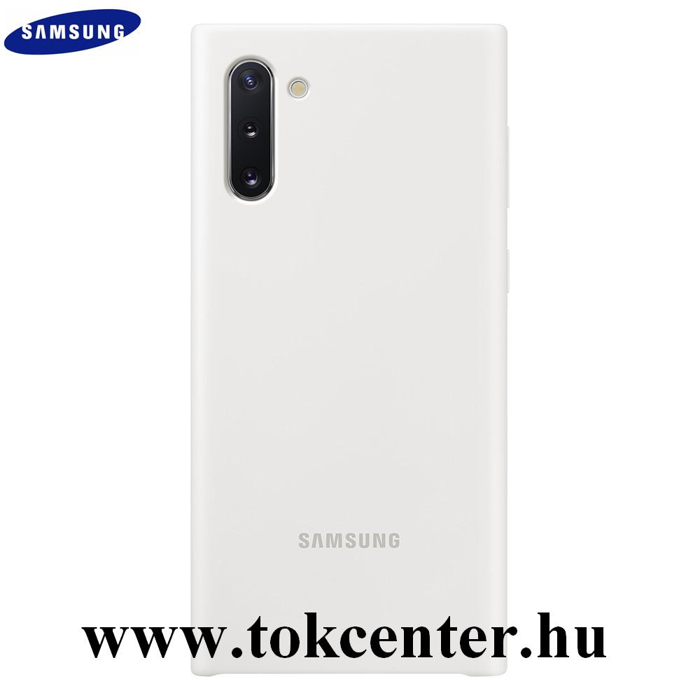 Samsung Galaxy Note 10 (SM-N970F) Műanyag telefonvédő (szilikon betét) FEHÉR (EF-PN970TWEG)