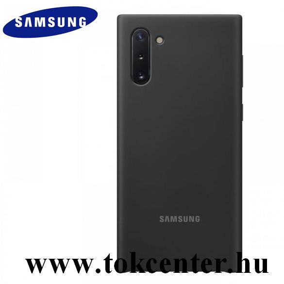 Samsung Galaxy Note 10 (SM-N970F) Műanyag telefonvédő (szilikon betét) FEKETE (EF-PN970TBEG)