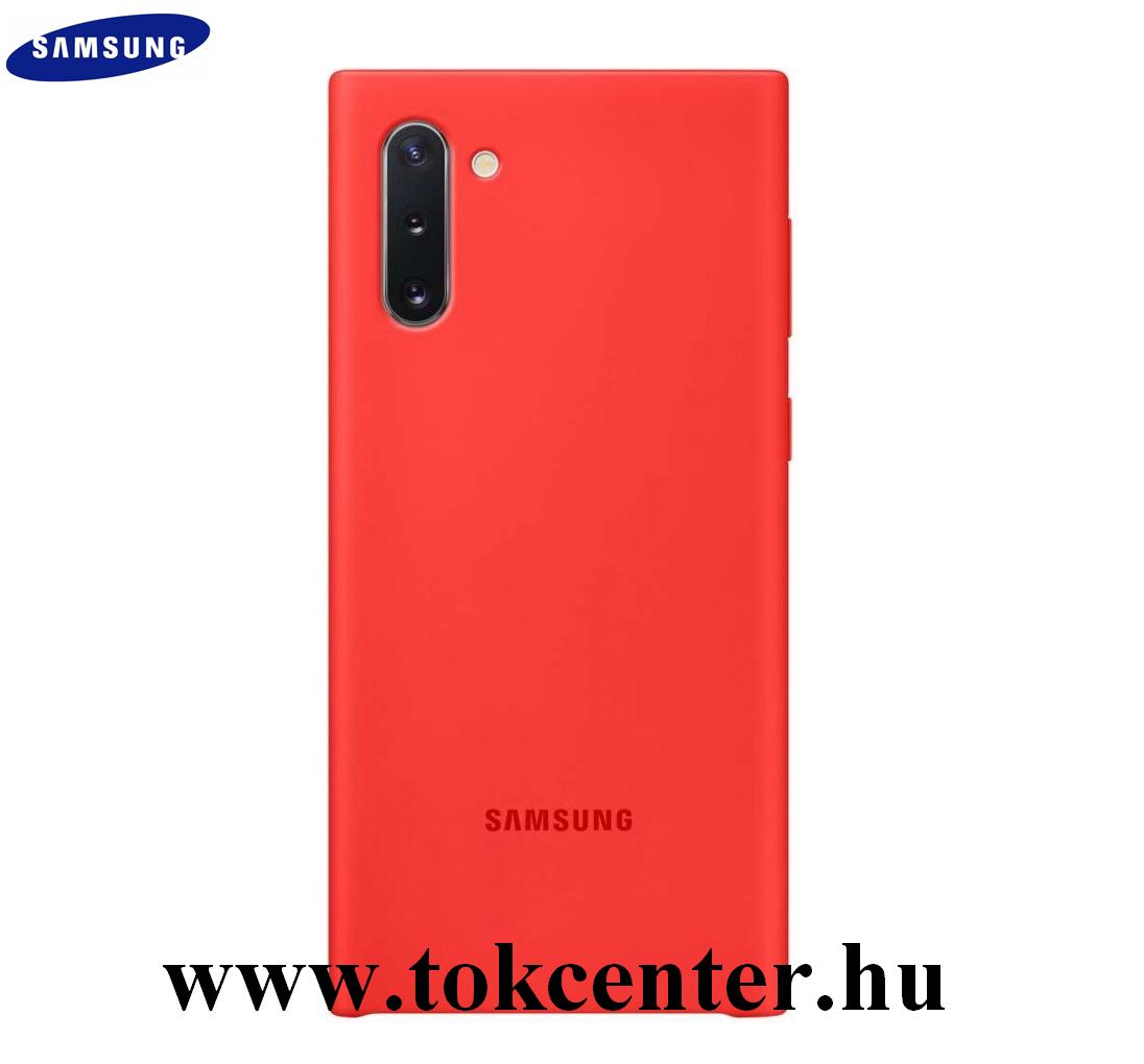 Samsung Galaxy Note 10 (SM-N970F) Műanyag telefonvédő (szilikon betét) PIROS (EF-PN970TREG)