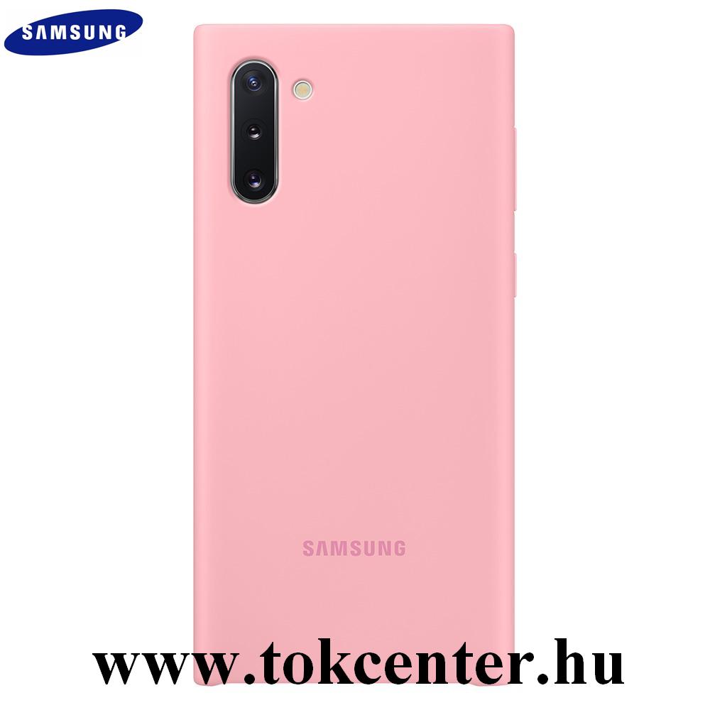 Samsung Galaxy Note 10 (SM-N970F) Műanyag telefonvédő (szilikon betét) RÓZSASZÍN (EF-PN970TPEG)