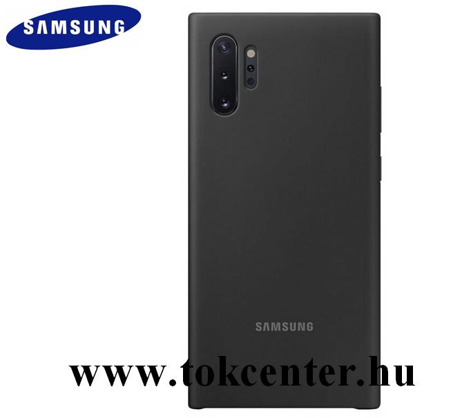 Samsung Galaxy Note 10 Plus (SM-N975F) Műanyag telefonvédő (szilikon betét) FEKETE (EF-PN975TBEG)