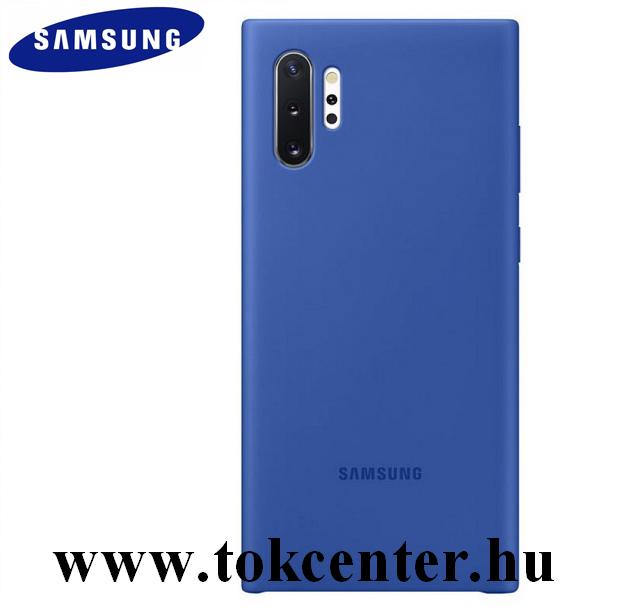 Samsung Galaxy Note 10 Plus (SM-N975F) Műanyag telefonvédő (szilikon betét) KÉK (EF-PN975TLEG)