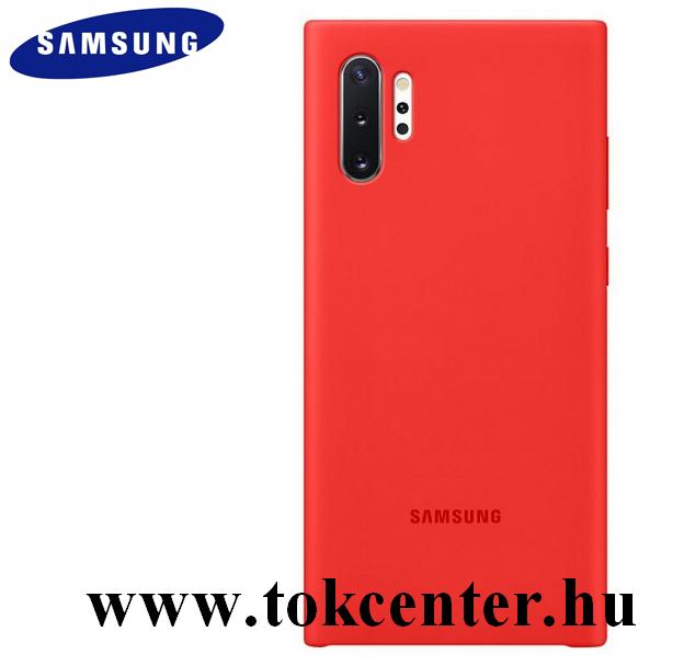 Samsung Galaxy Note 10 Plus (SM-N975F) Műanyag telefonvédő (szilikon betét) PIROS (EF-PN975TREG)