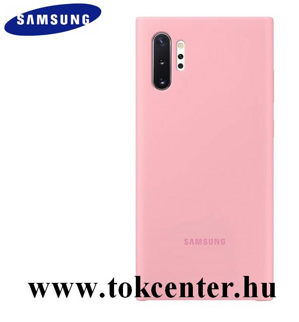 Samsung Galaxy Note 10 Plus (SM-N975F) Műanyag telefonvédő (szilikon betét) RÓZSASZÍN (EF-PN975TPEG)