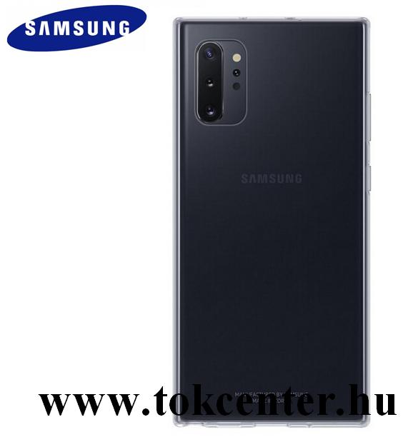 Samsung Galaxy Note 10 Plus (SM-N975F) Műanyag telefonvédő ÁTLÁTSZÓ (EF-QN975TTEG)