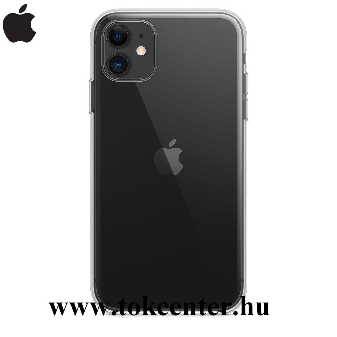 Apple iPhone 11 Szilikon telefonvédő ÁTLÁTSZÓ (MWVG2ZM/A)