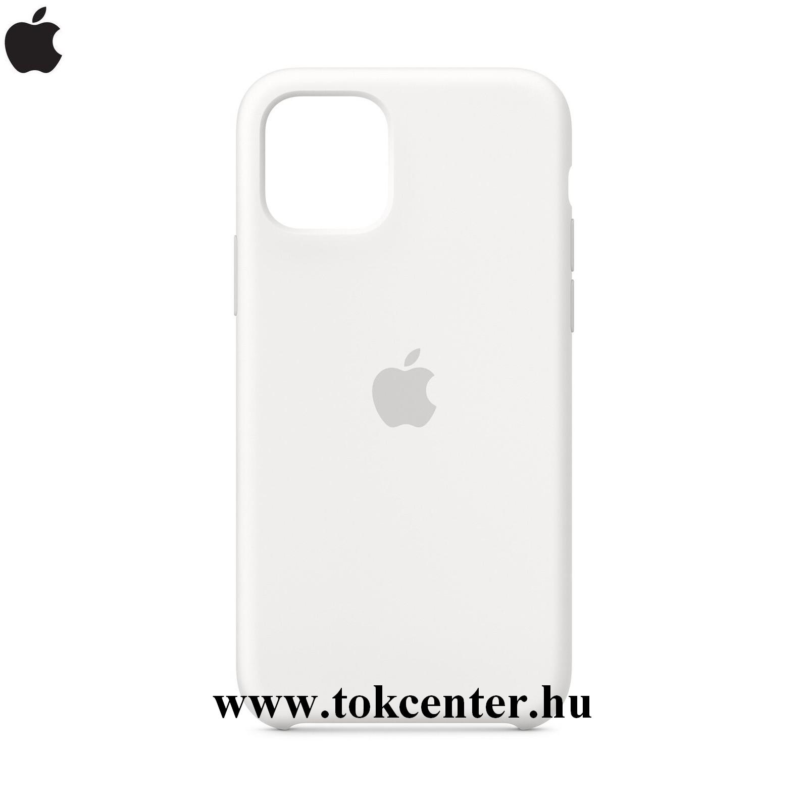 Apple iPhone 11 Szilikon telefonvédő FEHÉR (MWVX2ZM/A)