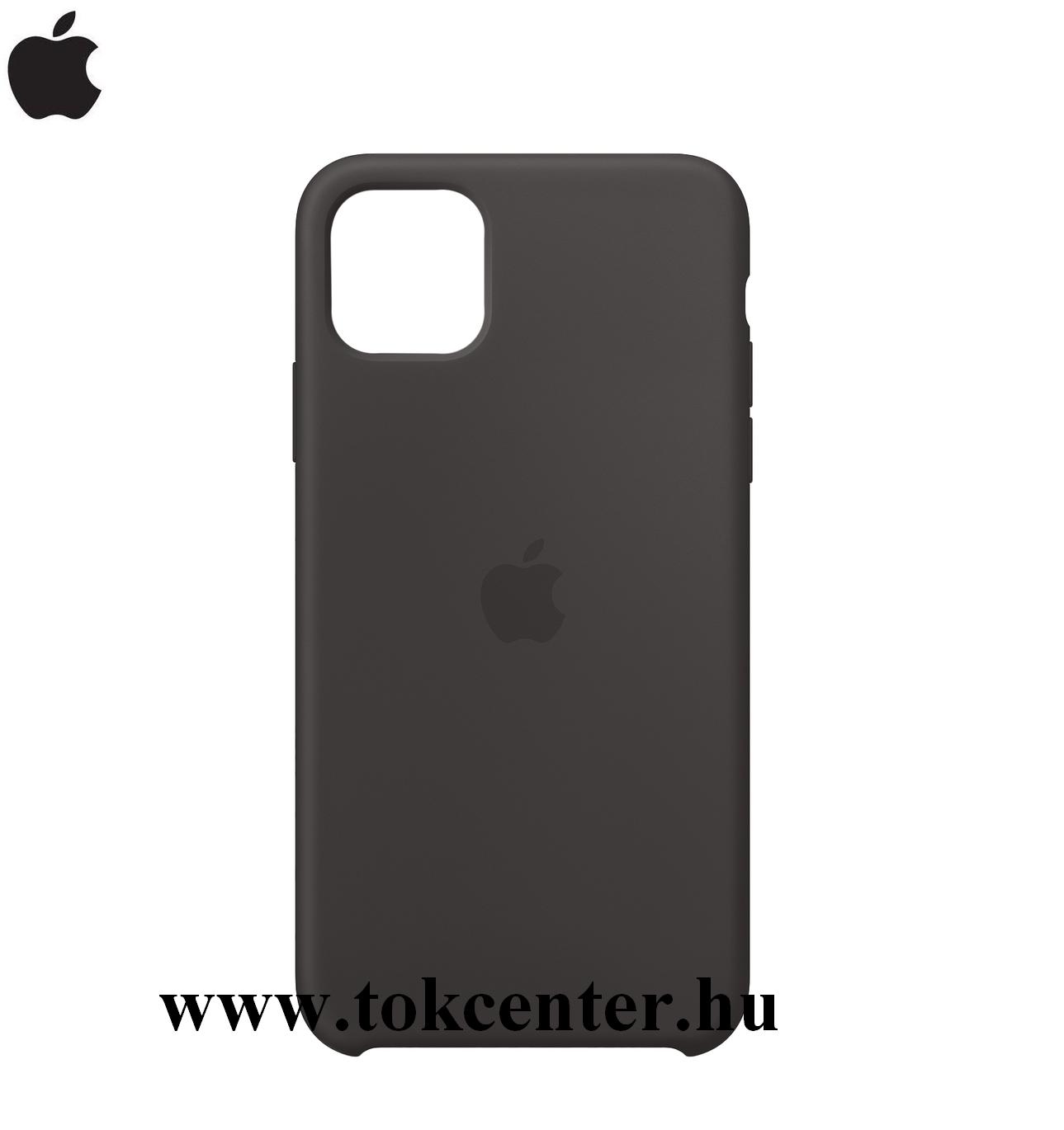 Apple iPhone 11 Pro Max Szilikon telefonvédő FEKETE (MX002ZM/A)