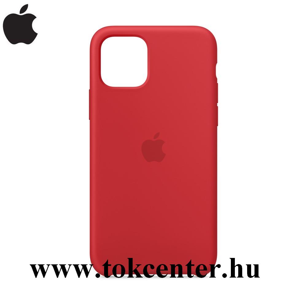 Apple iPhone 11 Pro Max Szilikon telefonvédő PIROS (MWYV2ZM/A)
