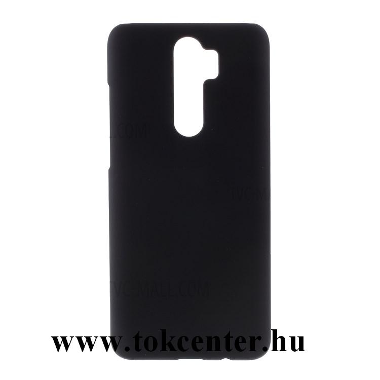 Xiaomi Redmi Note 8 Pro Műanyag telefonvédő (gumírozott) FEKETE