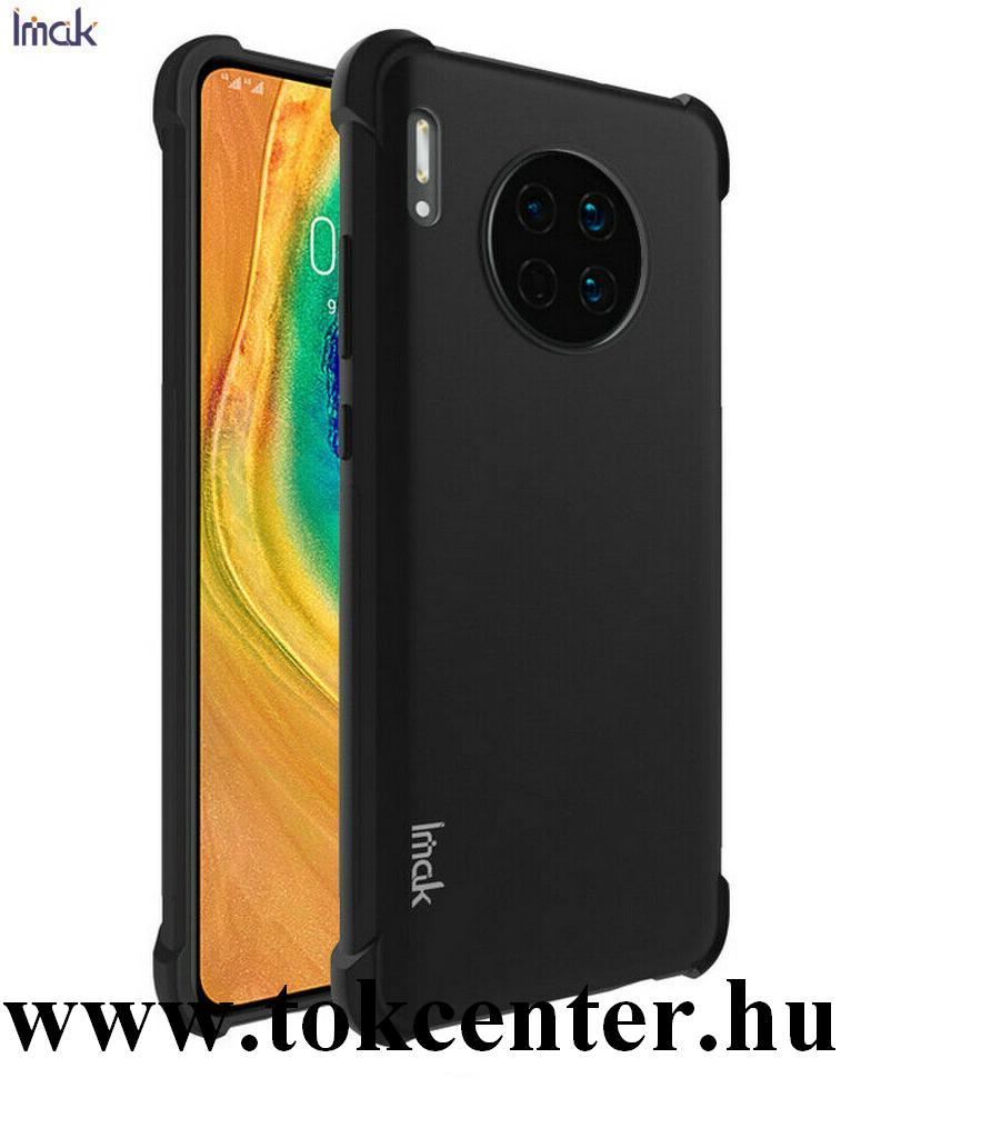 Huawei Mate 30 Pro IMAK szilikon telefonvédő (közepesen ütésálló, légpárnás sarok) FEKETE