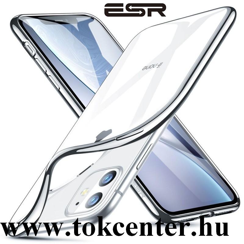 Apple iPhone 11 ESR ESSENTIAL CROWN szilikon telefonvédő EZÜST