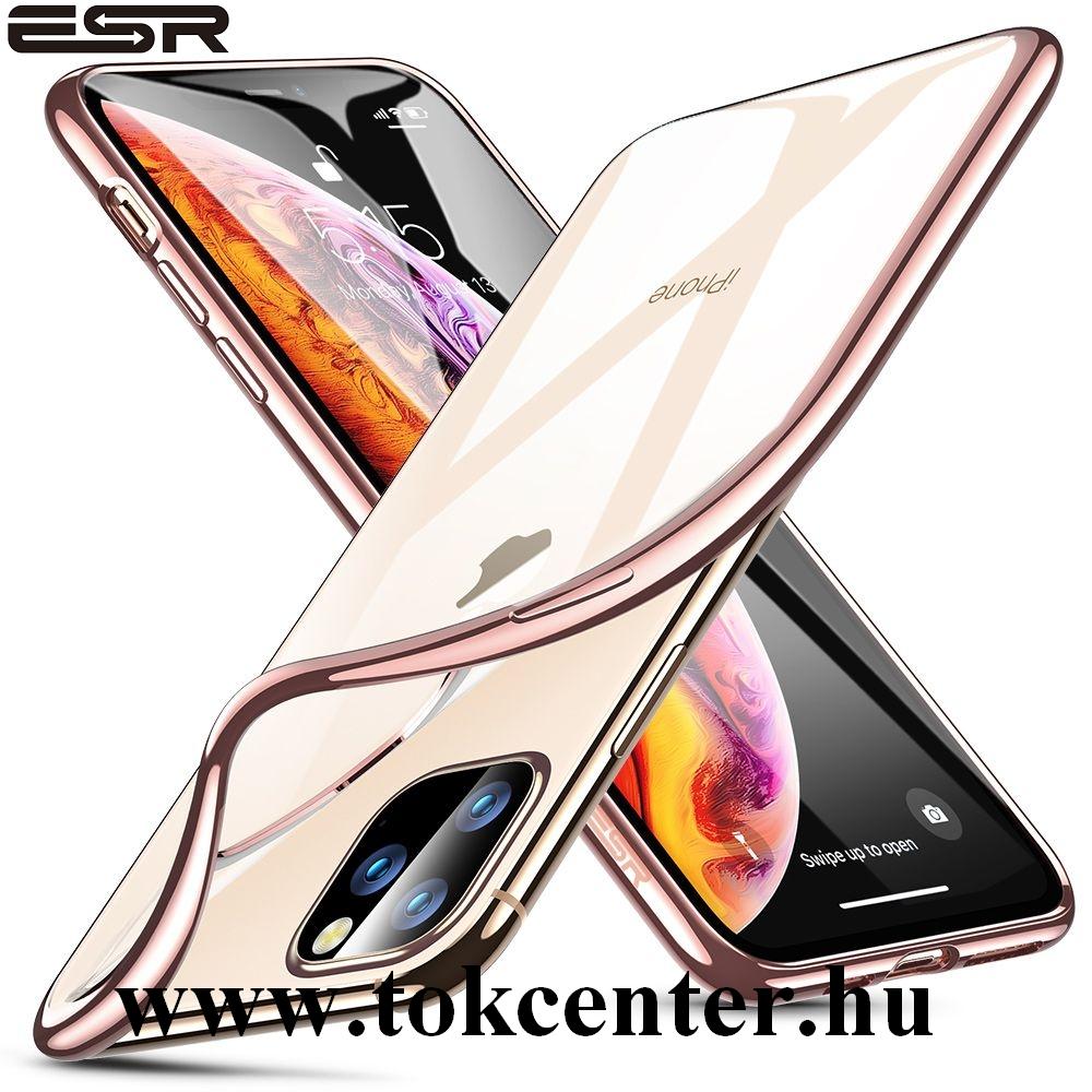 Apple iPhone 11 Pro Max ESR ESSENTIAL CROWN szilikon telefonvédő ROZÉARANY
