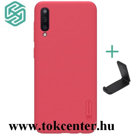 Samsung Galaxy A30s (SM-A307F) /Samsung Galaxy A50 (SM-A505F) NILLKIN SUPER FROSTED műanyag telefonvédő (gumírozott, érdes felület + asztali tartó) PIROS