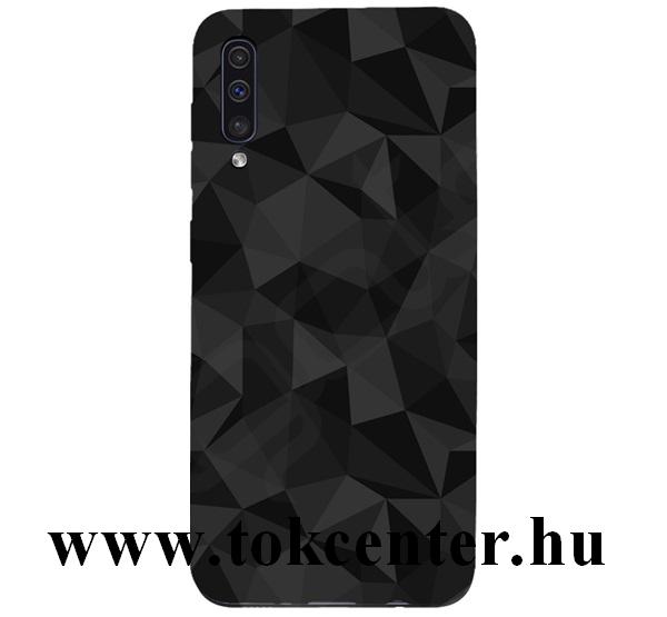 Samsung Galaxy A30s (SM-A307F) /Samsung Galaxy A50 (SM-A505F) Szilikon telefonvédő (3D, gyémánt minta) FEKETE
