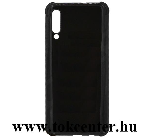 Samsung Galaxy A30s (SM-A307F) /Samsung Galaxy A50 (SM-A505F) Telefonvédő gumi / szilikon (shockproof, légpárnás sarok, fényes) FEKETE	