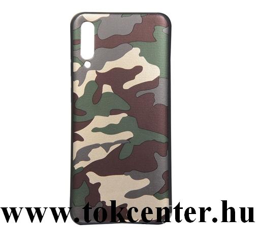 Samsung Galaxy A30s (SM-A307F) /Samsung Galaxy A50 (SM-A505F) Telefonvédő gumi / szilikon (terepminta) ZÖLD