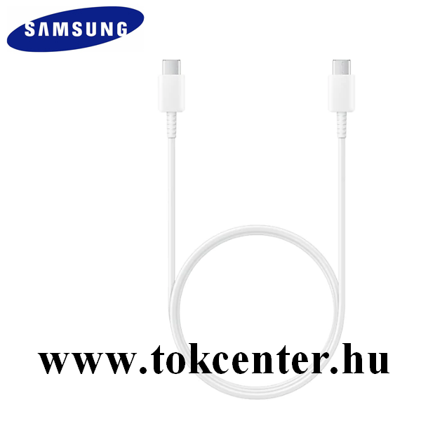 Adatkábel és töltő (Type-C / Type-C, 5A, 100W, 100 cm, gyorstöltés támogatás) FEHÉR (EP-DN975BWEG)