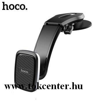 HOCO CA45 autós tartó (műszerfalra, 360°-ban forgatható, mágneses) FEKETE