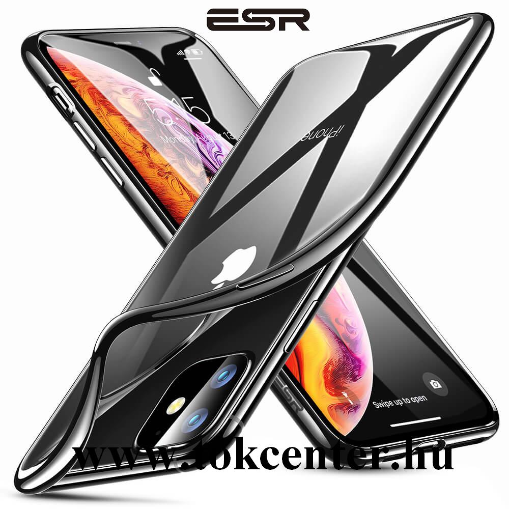 Apple iPhone 11 ESR ESSENTIAL CROWN szilikon telefonvédő FEKETE