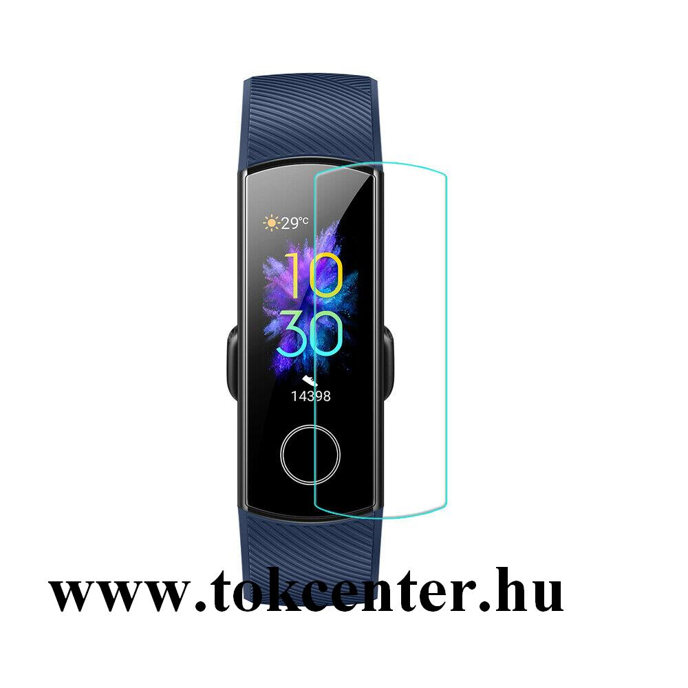  Honor Band 5 Képernyővédő fólia (TPU, NEM íves, NEM ráhajló) CLEAR