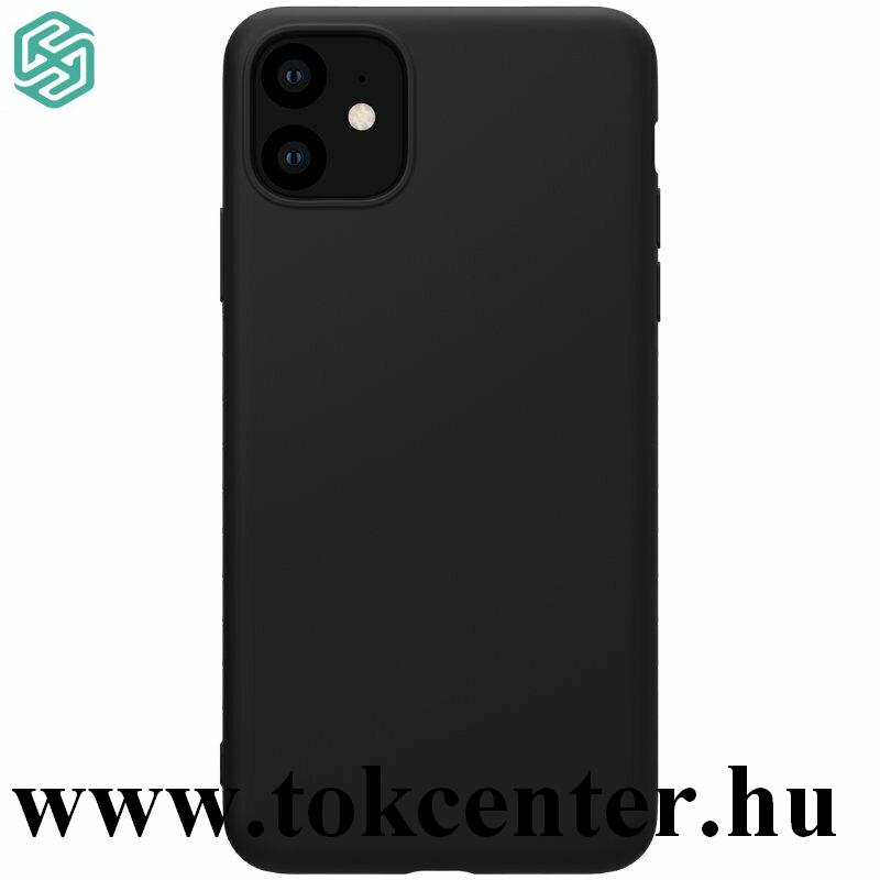 Apple iPhone 11 NILLKIN RUBBER WRAPPED szilikon telefonvédő (gumírozott) FEKETE